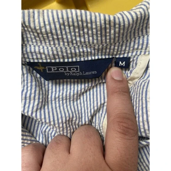 Polo Ralph Lauren Seersucker Blazer/Jacket, Size Med